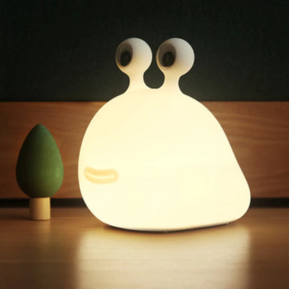 Squishy Silicone Snail LED Night Light Lamp